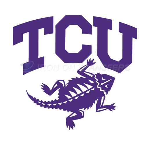 TCU Horned Frogs Logo T-shirts Iron On Transfers N6429 - Click Image to Close